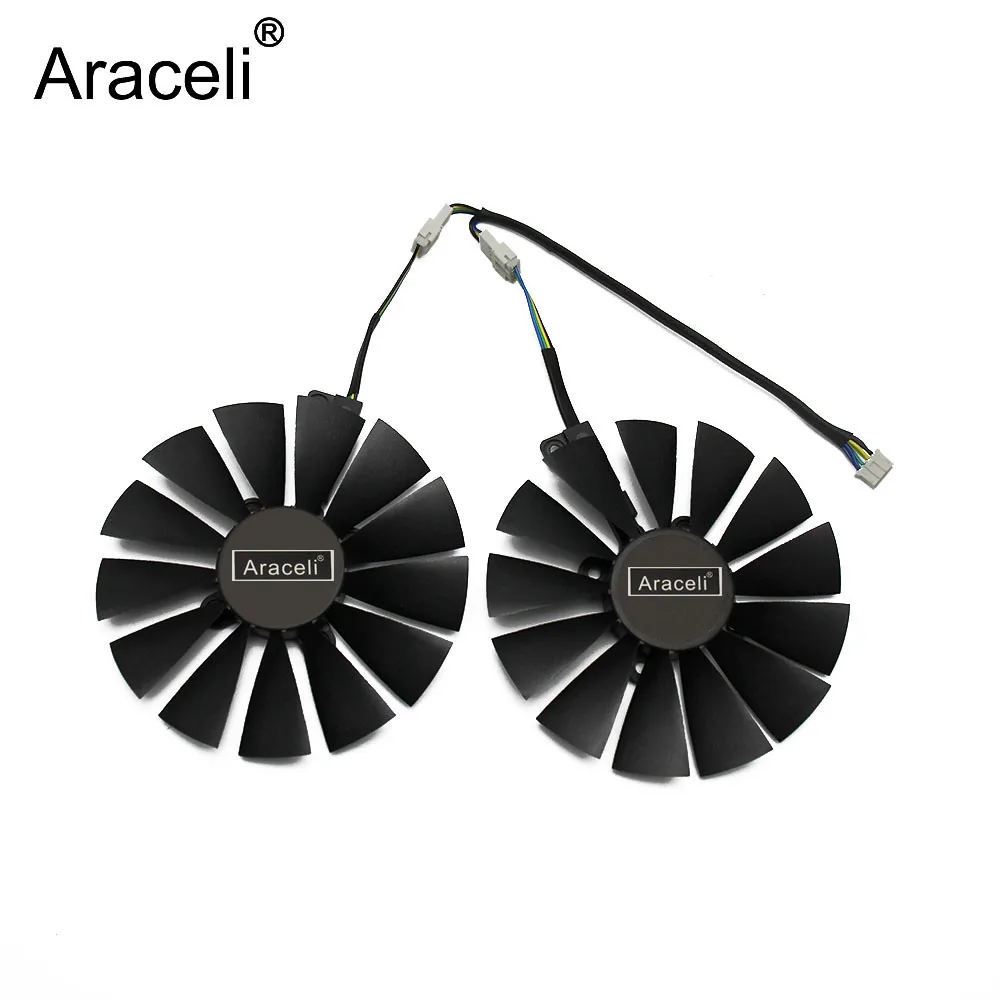 FDC10M12S9-C 12V 0.25AMP 95mm VGA Fan For ASUS STRIX RX 470 570 580 RX470 RX570 RX580 Gaming 4PIN 13 blades Cooling Fan
