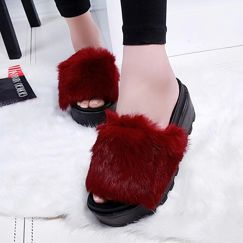 US $15.18 8% OFF|Coolsa Neue Mode Frauen Plüsch Hausschuhe Flauschigen Tier Fell Rutschen Dicker Boden Plattform Slipper Damen Casual Niedliche Flache US $15.18 8% OFF|Coolsa Neue Mode Frauen Plüsch Hausschuhe Flauschigen Tier Fell Rutschen Dicker Boden Plattform Slipper Damen Casual Niedliche Flache