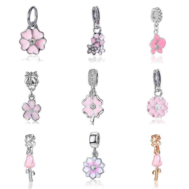 

DIY bracelet princess charms bijoux femme 925 sieraden perfumes mujer originales necklace charm jewelry beads