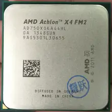 ПК компьютер AMD Athlon X4 750X750 750X FM2 четырехъядерный процессор cpu работающий правильно настольный процессор
