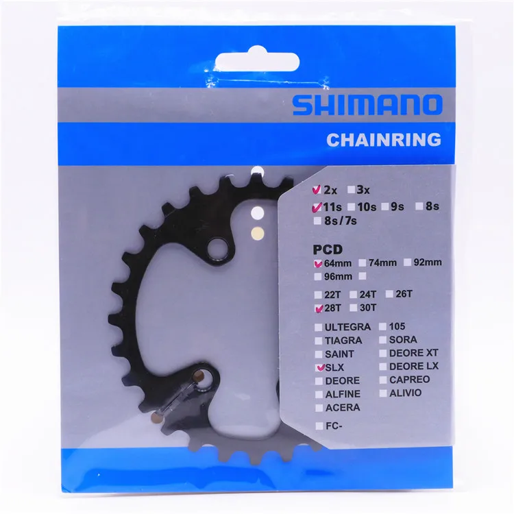 SHIMANO SLX FC M670 M675 M7000 коленчатая цепь - Цвет: M7000 28T for 28-38