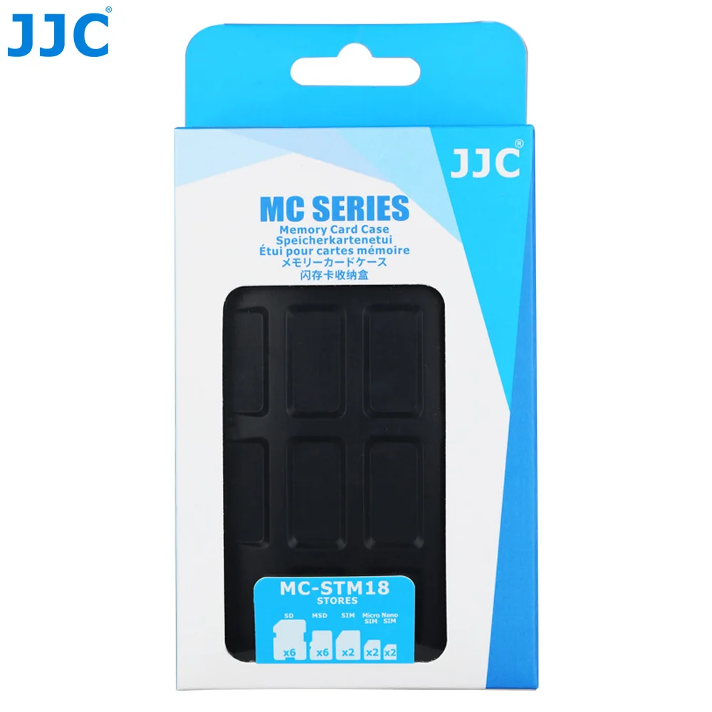 Водонепроницаемый чехол для карты памяти JJC 6 SD TF 2 SIM Micro Nano компактная жесткая