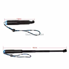 Алюминиевая выдвижная селфи палка водонепроницаемый монопод штатив крепление для GoPro Hero 5 4 3 для SJ40 Xiaomi Yi VP403