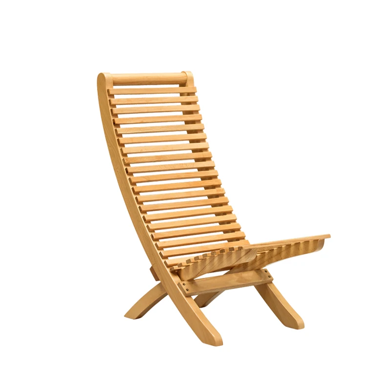 

Solid Beech Wood Chair Foldable Indoor Folding Seat Chair for Outdoor Patio, Backyard or Garden Furniture Wooden Dining Chair