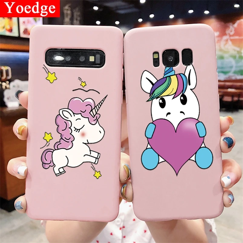 

Cartoon Unicorn Case For Samsung Galaxy A10 A20 A20E A30 A40 A50 A60 A70 J3 J5 J7 2017 J4 J6 J8 A6 Plus A7 A8 A9 2018 TPU Cover