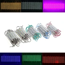 

5050 SMD 6 led Module Light Waterproof Fairy Strip IP65 DC 12V Green Red Blue white For Channel Letters Advertising Lamps DHL