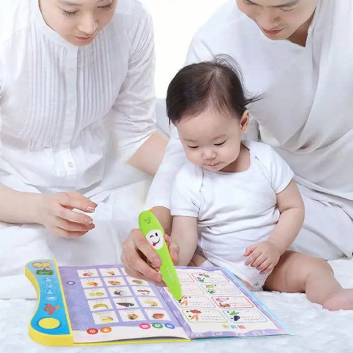 Детская обучающая книга английские буквы цифры умная логическая голосовая книга развивающие электронные игрушки M09