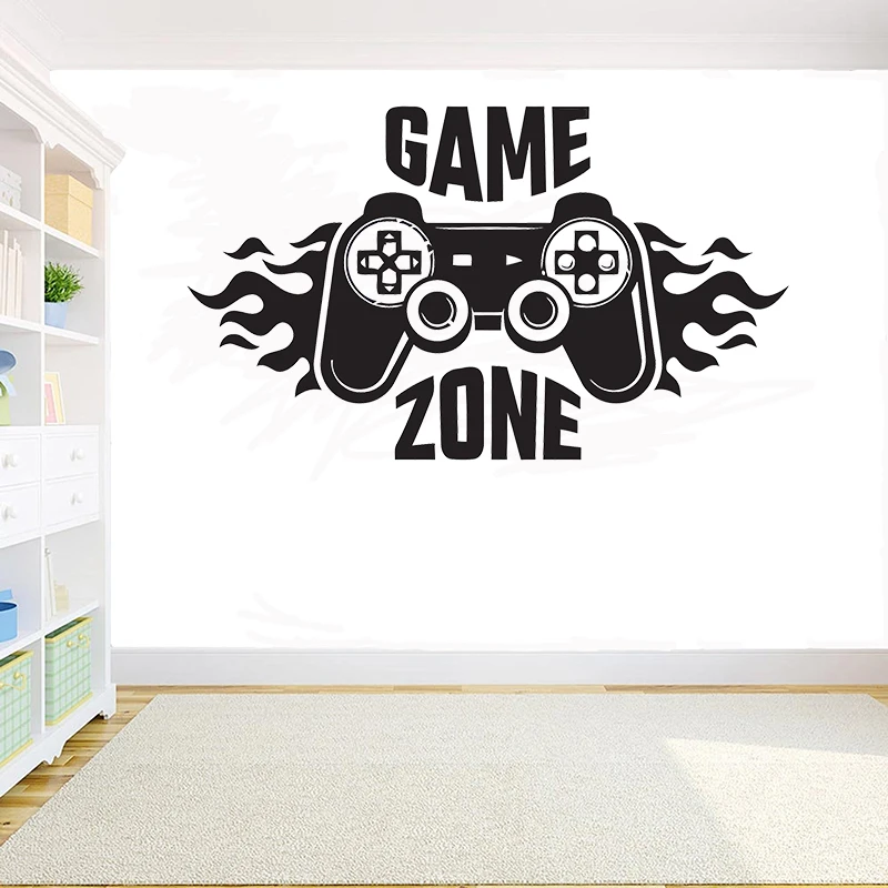 

Xbox Gamer wall sticker Eat Sleep Game wall decal Controller PS4 video game Decor decals For Kids Bedroom Vinyl Art Murals G919