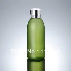 120 мл зеленый стеклянная бутылка с серебряной крышкой, лосьон бутылки