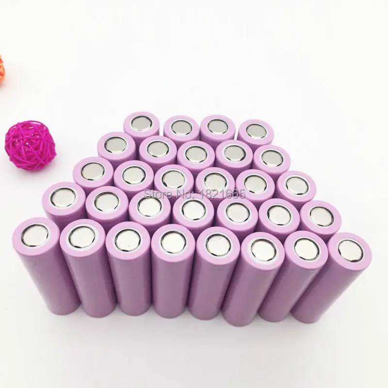 40 шт. аккумуляторные литий ионные батарейки 18650 3 7 в 2600 мАч|18650 battery|rechargeable batterybattery