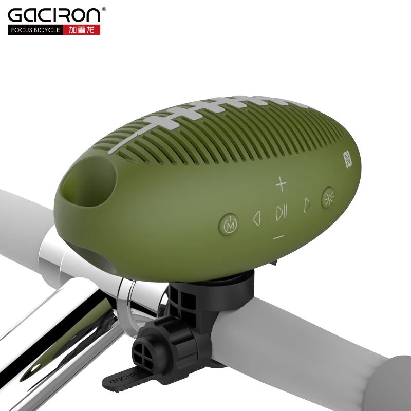 Gaciron Мини Bluetooth динамик Портативный беспроводной Велоспорт велосипед велосипедный открытый сабвуфер звук 3D стерео Музыка лагерь палатка светильник