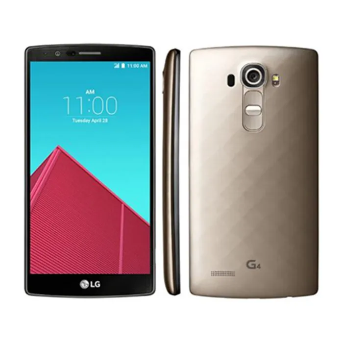 Разблокированный LG G4 H815T H810 H818 четырехъядерный 32 ГБ rom 16,0 Мп камера 5,5 ''1440x2560 пикселей 4G LTE мобильный телефон