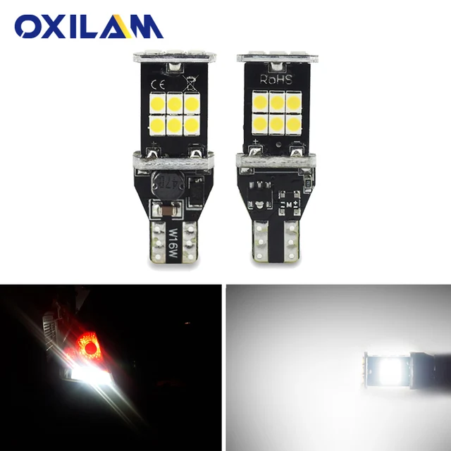 T15 W16w 1156 7443 P21w Led Bulb Canbus Car Reverse Light For Ford T15 W16w 1156 7443 P21w Led Bulb Canbus Car Reverse Light For Ford Focus 2 3 1 Fiesta Mondeo Mk4 Mk 4 Transit Fusion Kuga Ranger