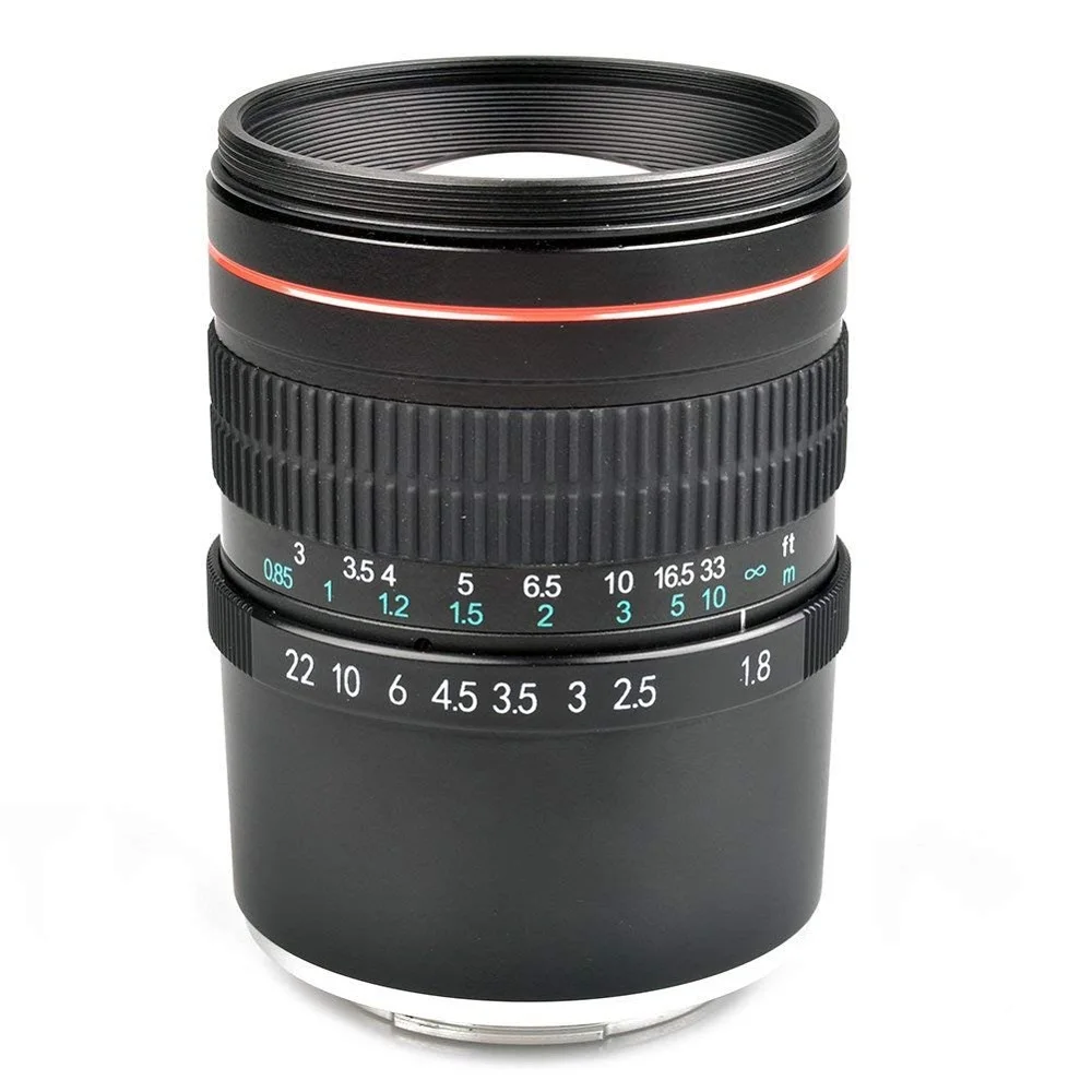 85 мм F1.8 MF MediumTelephoto Potrait Prime объектив для камеры Canon Nikon DSLR|Объективы фотоаппаратов| |