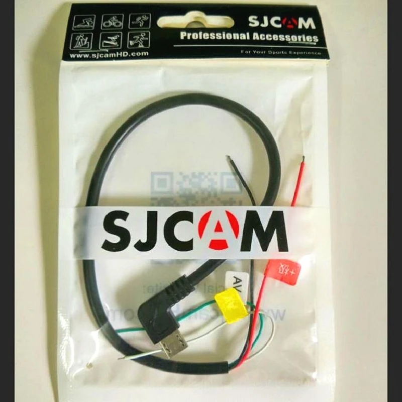 Cavo USB 1m Per Action Cam SJCAM SJ4000 SJ5000, Eken H8, QUMOX - Ricarica 2A E Trasferimento Dati