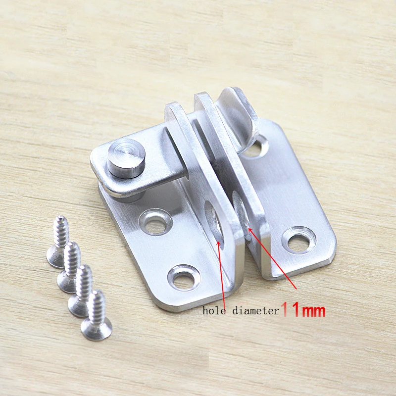 

Thickened Door Clasp Stainless Steel Door Buckle Right Angle Lock Hasps