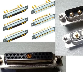 

1PCS High current D-SUB21W1 D-SUB21W4 RF wire female connector Industrial grade plug RF coaxial 11W1 female connector