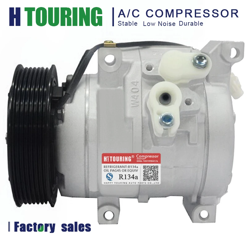 

10S15C auto car air conditioner ac compressor FOR Toyota Innova Fortuner 2.0 88310-0K010 4472608561 883100K010 447-2608561