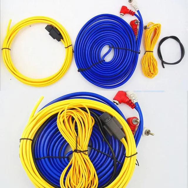 Best Price Installation Wires Cables Kit Professional 4m length 60W Car Audio Wire Subwoofer Speaker Wiring Amplifier Best Price Installation Wires Cables Kit Professional 4m length 60W Car Audio Wire Subwoofer Speaker Wiring Amplifier
