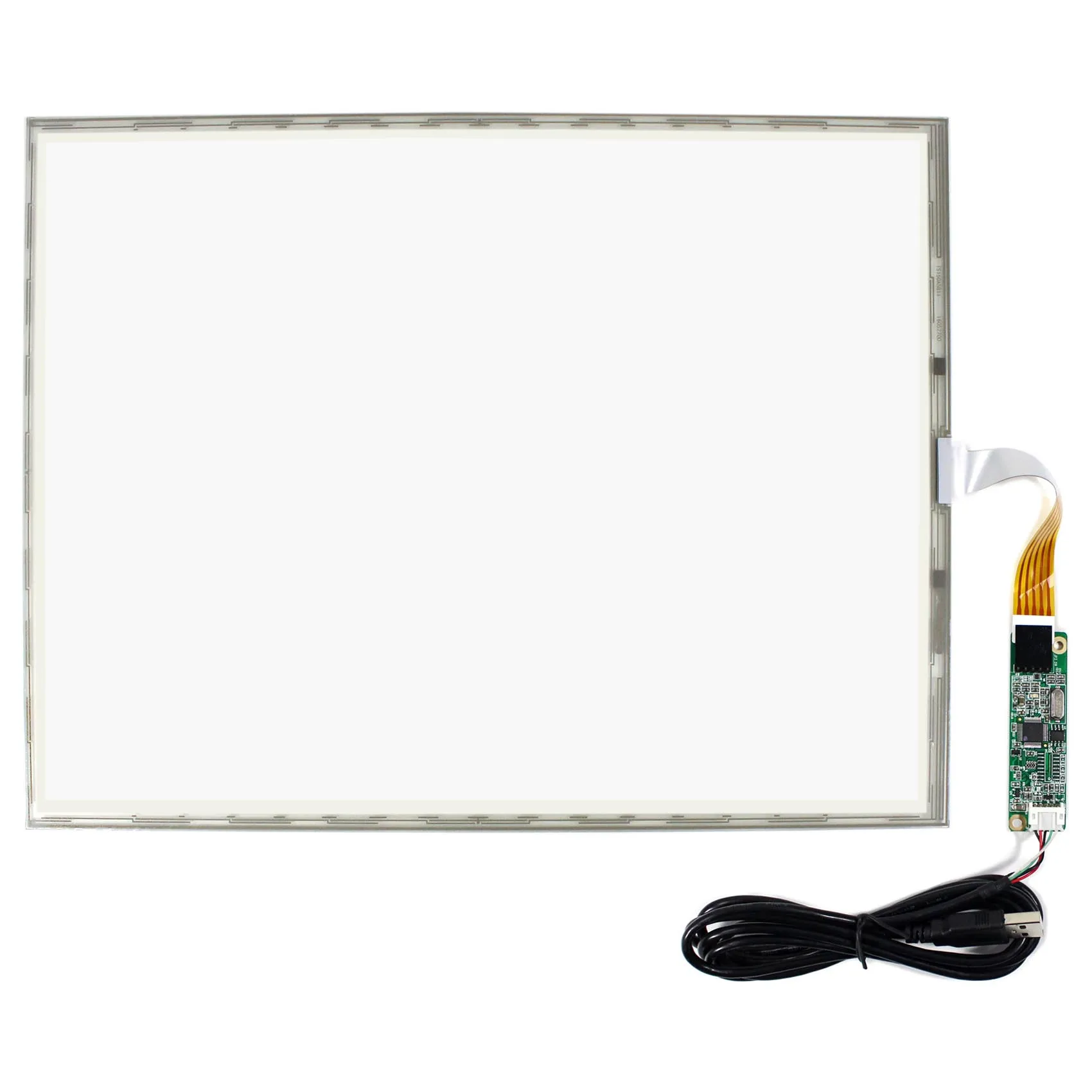 15 5 Wire Resistive Touch Screen USB controller for 15 1024x768 4:3 LCD Screen 15 4inch 4 wire resistive touch panel for 15 4inch 1280x800 1400x800 lcd screen