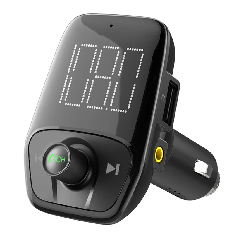 Автомобильный комплект громкой связи с Bluetooth, fm-передатчик, Bluetooth, Автомобильный MP3-плеер, прикуриватель, двойной USB, автомобильное зарядное устройство