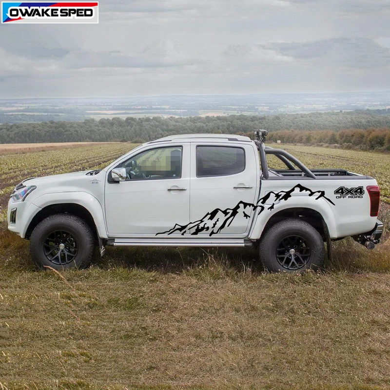 Автомобильная наклейка для ISUZU D-MAX Mountain 4X4 внедорожник виниловая автомобильный