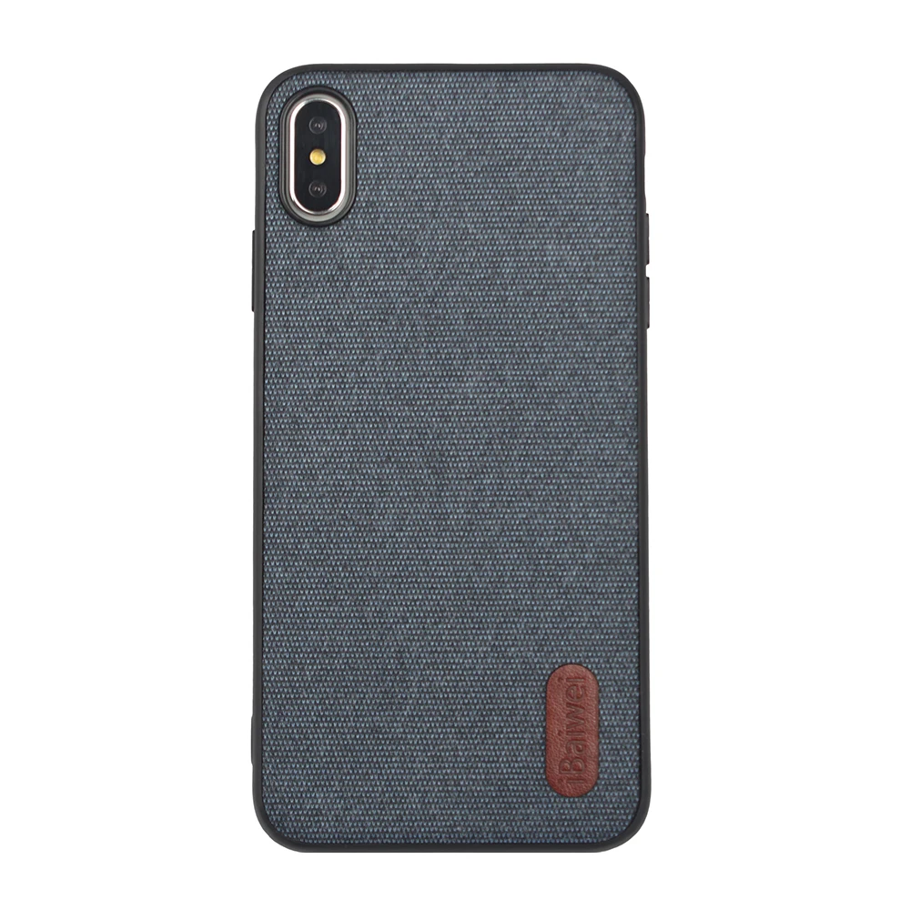 Модный Ультратонкий чехол для iPhone Xs Max тканевый силиконовый мобильного телефона |