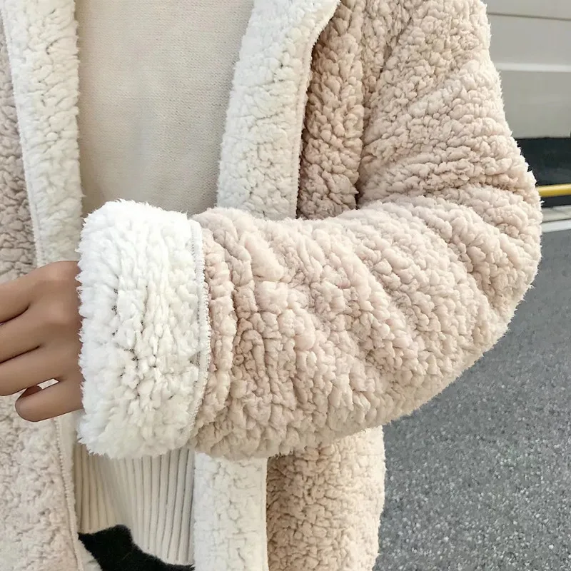 Fluffy plus size faux fur coat streetwear autumn winter long coat korean thick long cardigan harajuku warm women coats clothes Fluffy plus size faux fur coat streetwear autumn winter long coat korean thick long cardigan harajuku warm women coats clothes