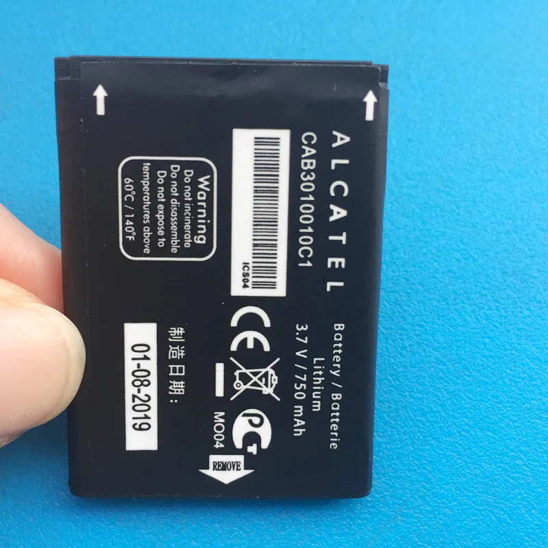 750mAh CAB22B0000C1 CAB3010010C1 батарея для ALCATEL One Touch OT 2010 2010D 2010X 665X 1010D 1030D 2012D