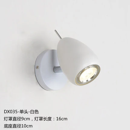 Светодиодный потолочный светильник светодиодный светильник для магазина одежды простой креативный потолочный светильник для гостиной - Цвет корпуса: 1 heads White