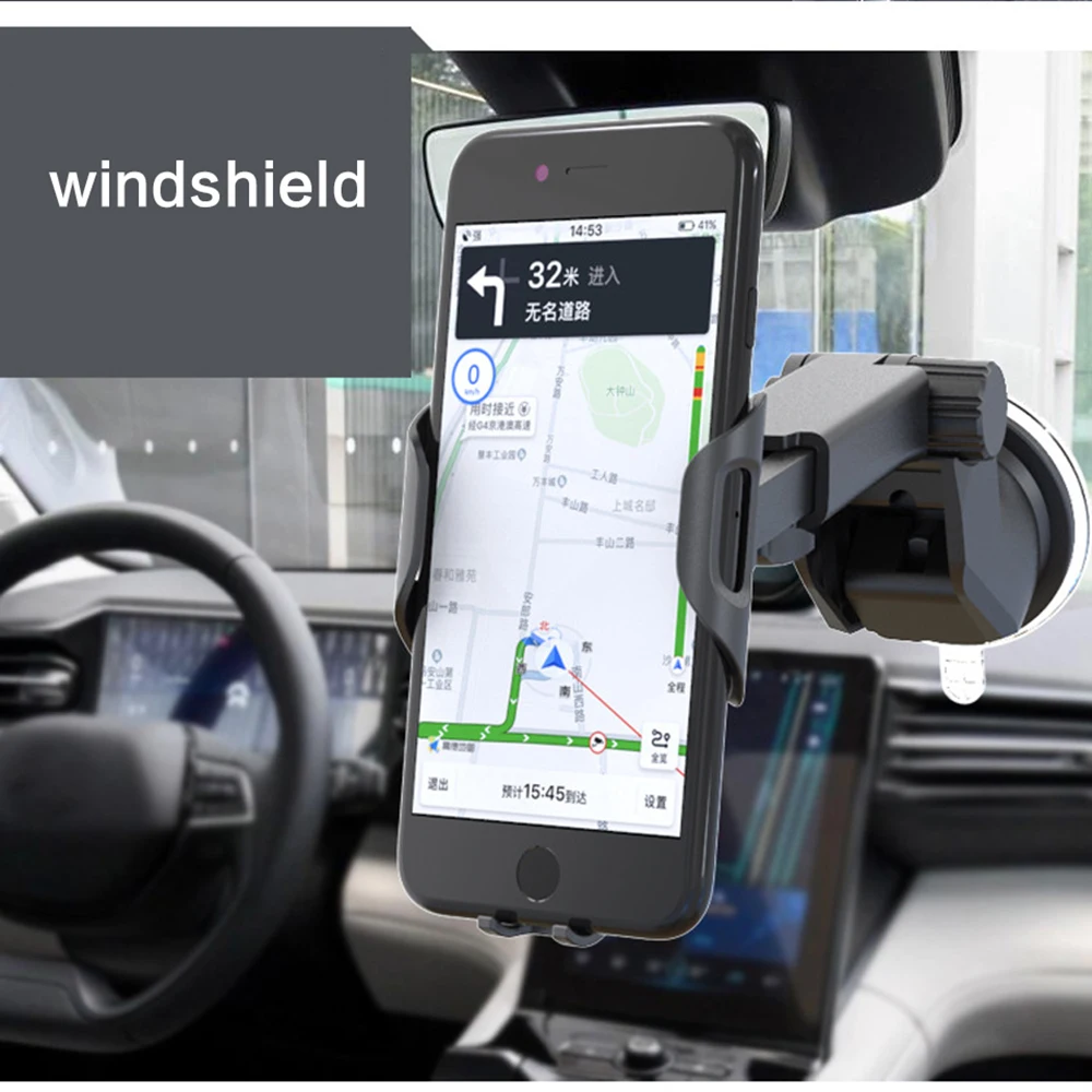 DHKEJI гравитационный автомобильный держатель телефона для iPhone samsung просо gps навигация мобильный телефон держатель на присоске Автомобильный Универсальный кронштейн