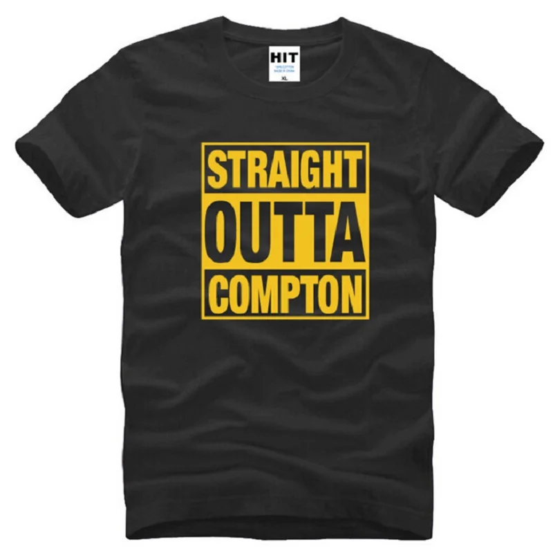 

High Quality NWA Straight Outta Compton T Shirts Men Pure Cotton Short Sleeve O Neck Man T-Shirt Punk Rap Hip Hop Male Tops Tees