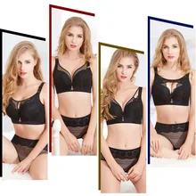 Летние комплекты бюстгальтеров для женщин с большой чашечкой, без косточек, с полным покрытием, кружевной бюстгальтер размера плюс, дышащий бюстгальтер с широкими бретельками C D E