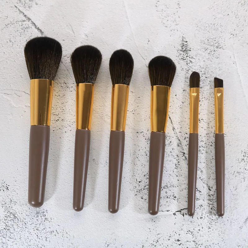

1/6pcs Makeup Brush set Foundation Blending Power Eyeshadow Contour Concealer Blush Cosmetic Beauty MakeUp DX70-1