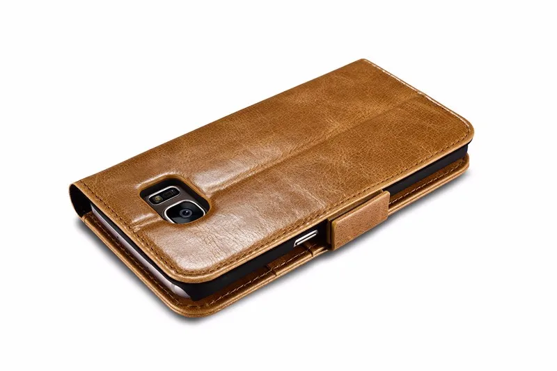 2016 Icarer brand wallet Cover For SAMSUNG Galaxy S7 Edge Detachable 2 in 1 Flip Card Slots Wallet Case + Back Cover Book Style (12)