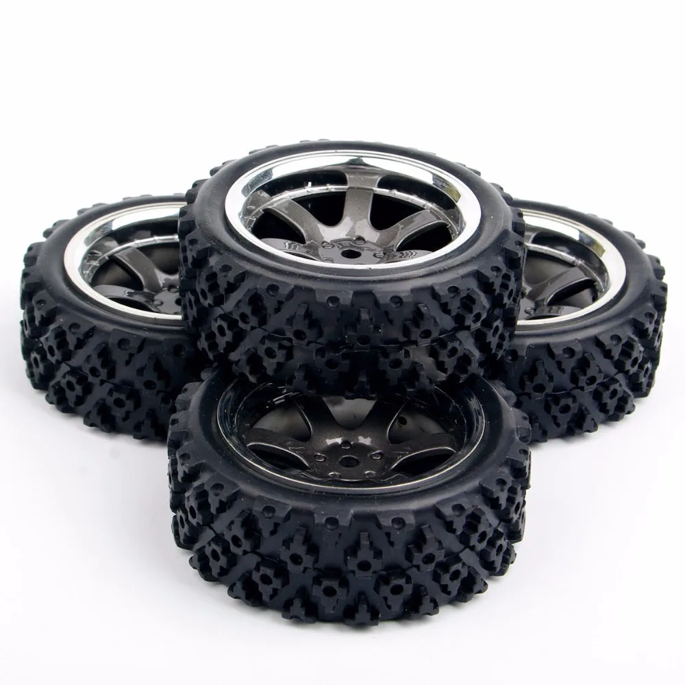 4X RC раллийные шины обод колеса с шиной PP0038 + PP0487 для HSP 1:10 бездорожье Гоночная