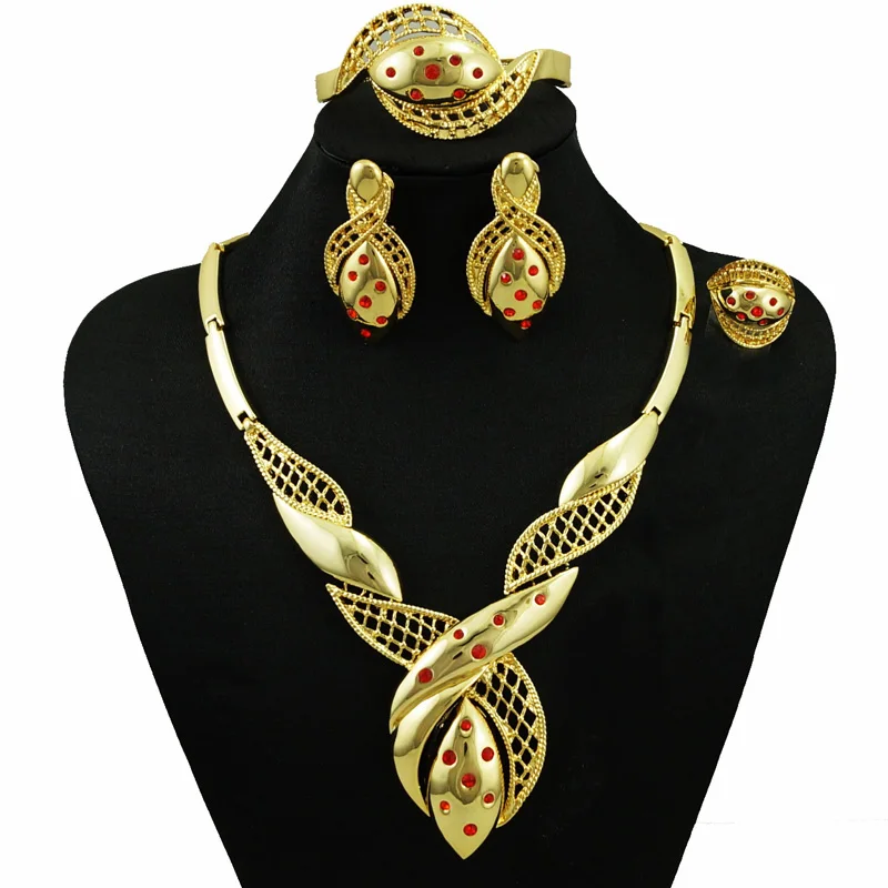 african gold plating jewelry sets new designs wedding fine jewelry sets