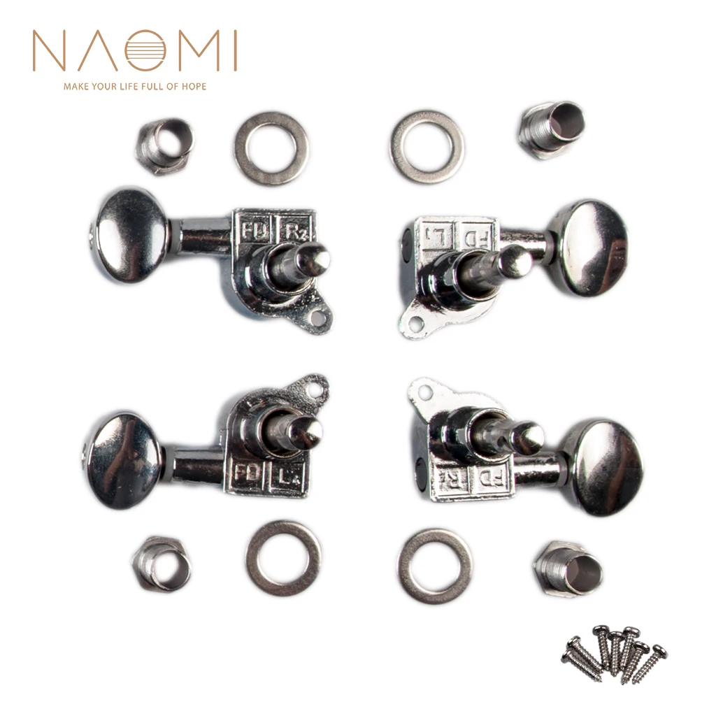 

NAOMI 2R2L Universal Ukulele Tuning Pegs 4 String Guitar Tuning Pegs Machine Heads Tuners Ukulele Parts & Accessories New