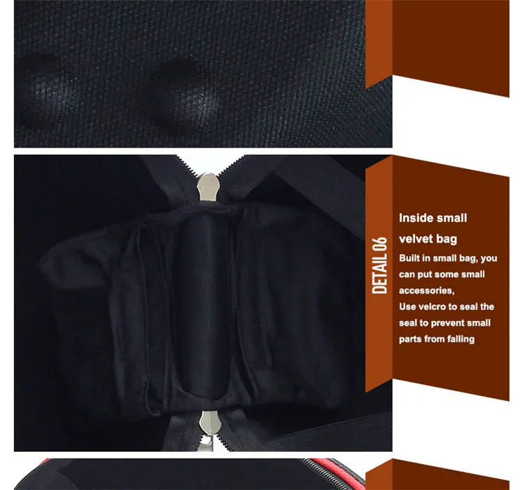 Capacete de Moto Bolsa de Volta Bolsa de Viagem Bolsas de Bagagem da Motocicleta Meia Full Assento Pacote Esportes Motocross 008 - 17 Motocicleta Meia Full Capacete de Moto Saco