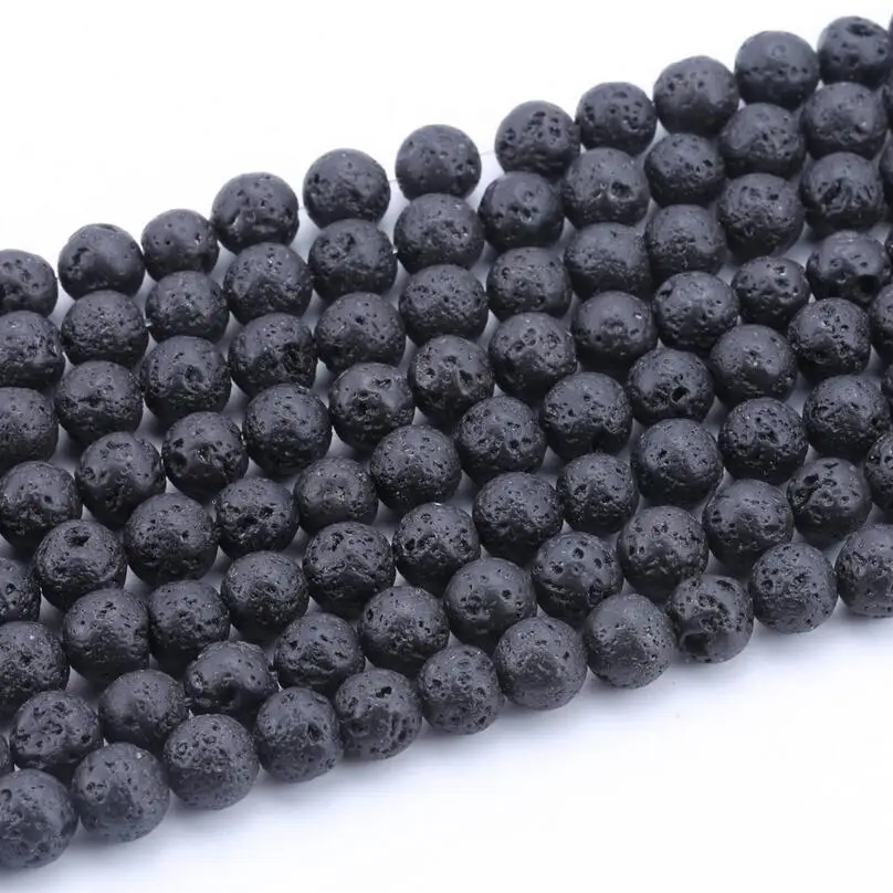 30pcs/lot Sale DIY Essential Oil Diffuser Taker Black Lava Beads in