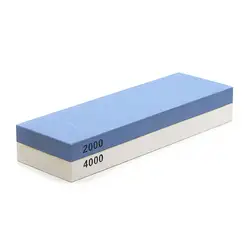 2000/4000 двухсторонний точильный камень синий белый бытовой шлифовальный камень для резьбы столярное долото, меч полировки YS037