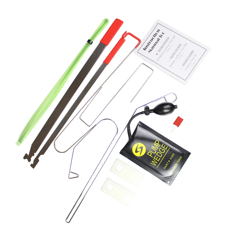 imágenes para Nuevo 10 unids Bloquear Herramienta Kit de Coche Universal Desbloquear la Puerta de Coche Kit de Herramienta Abierta envío libre venta caliente y car styling imágenes para Nuevo 10 unids Bloquear Herramienta Kit de Coche Universal Desbloquear la Puerta de Coche Kit de Herramienta Abierta envío libre venta caliente y car styling
