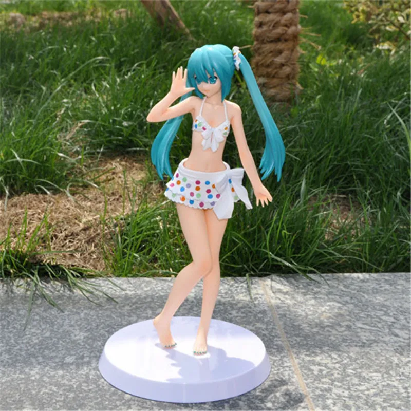 Hatsune Miku Action Figure Toys Anime Miku in Bikini Sexy Girl Figuras Dolls Brinquedos Gift 16 (4)