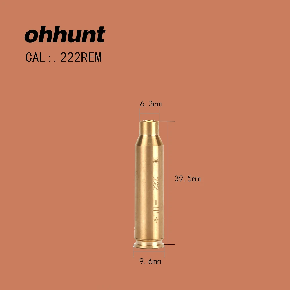 Ohhunt охотничий дальнобойник. 222REM. 223REM CAL.30. 303. 308. 45 7 мм 8 мм 12GA 20GA Картридж красный лазерный дальнобойник - Цвет: cal 222REM