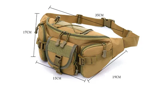 3-5L тактическая поясная Сумка Molle водонепроницаемые поясные сумки походные рыболовные спортивные охотничьи спортивные водонепроницаемые поясные сумки XA517WA