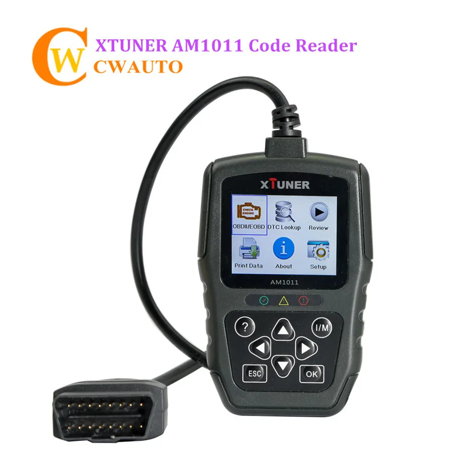 Считыватель кодов xтюнер AM1011 OBDII/EOBD Plus с многоязычным обновлением онлайн|t code| |