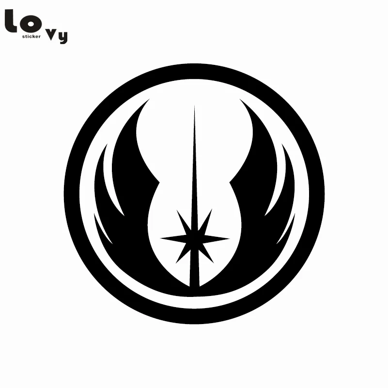 

Jedi Star Wars Wall Decal Logo Poster Nursery Vinyl Sticker Kids Decor