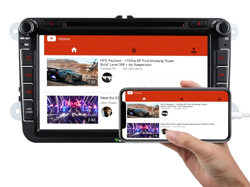 Perfect 8" Octa-Core Android 8.0 Oreo OS Car DVD Multimedia GPS Radio for Skoda Fabia 2004-2014 & Patrick 2004-2008 & Praktik 2007-2011 4