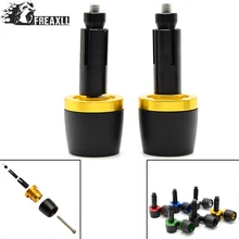 Руль мотоцикла рукоятки «Грипсы» бар концы 7/" 22 мм ручной колпачок для HONDA cbr 600 rr/f4i/f4 vfr 800 steed 1000rr ktm exc Aprilia