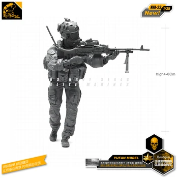 

1/35 Modern American Commando Biochemical Machine Gunner Model NAI-22